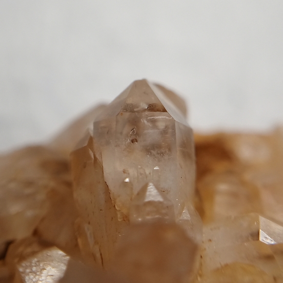 Golden Healer Quartz Cluster with Red Phantoms - Picture 4 of 9